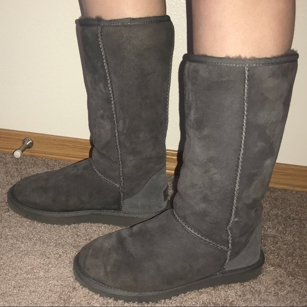 ‼️Grey Classic Tall UGG Boots sz7
